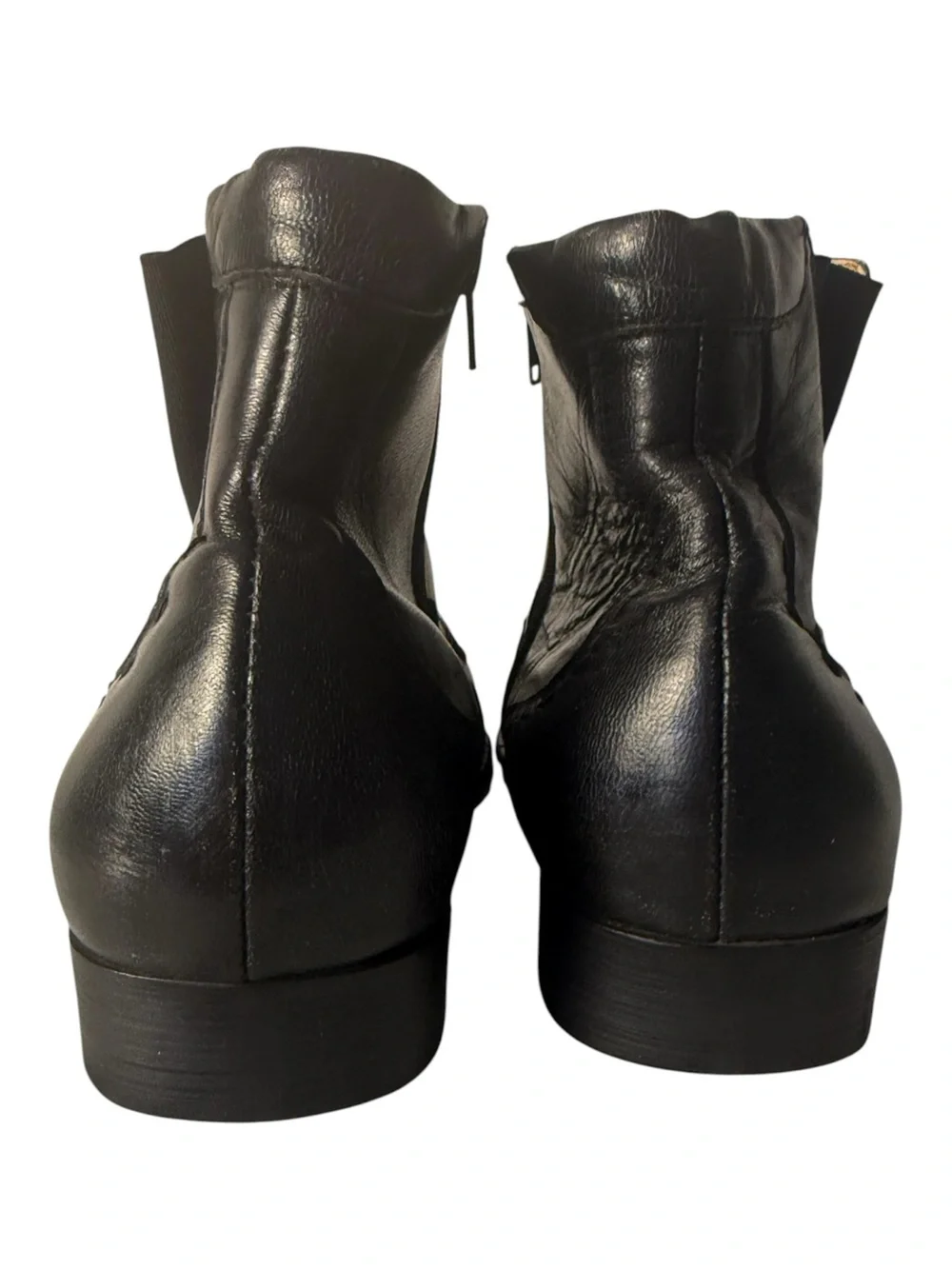 Steve Madden Men's Black Square-Toe Zip Ankle Boots Zip closure stokpile 10.5